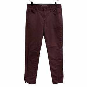 2/$25 Banana Republic Maroon Slim Fit Travel Jeans Pants High Rise Soft